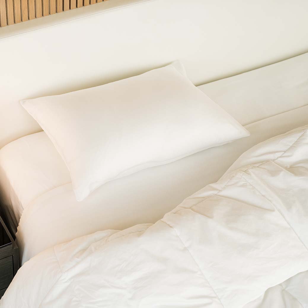 Down &amp; Feather Pillow - FluffCo | Hotel Comfort