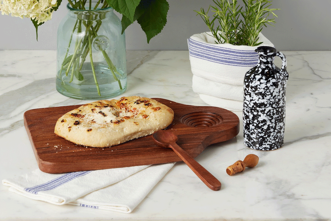 Large Dipping Board with Well, Natural