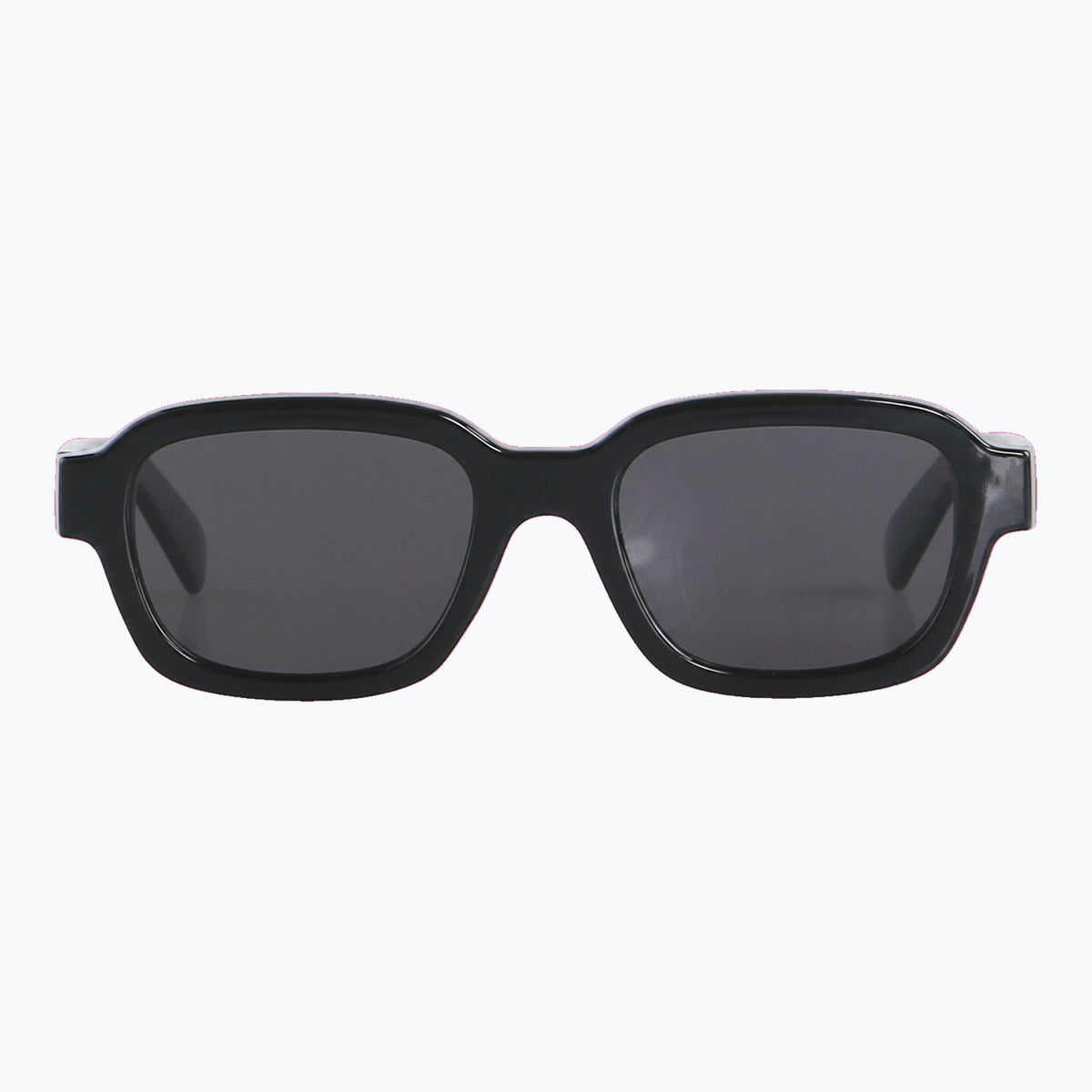 Jaxy Foundry in Black — Rectangle Polarized sunglasses