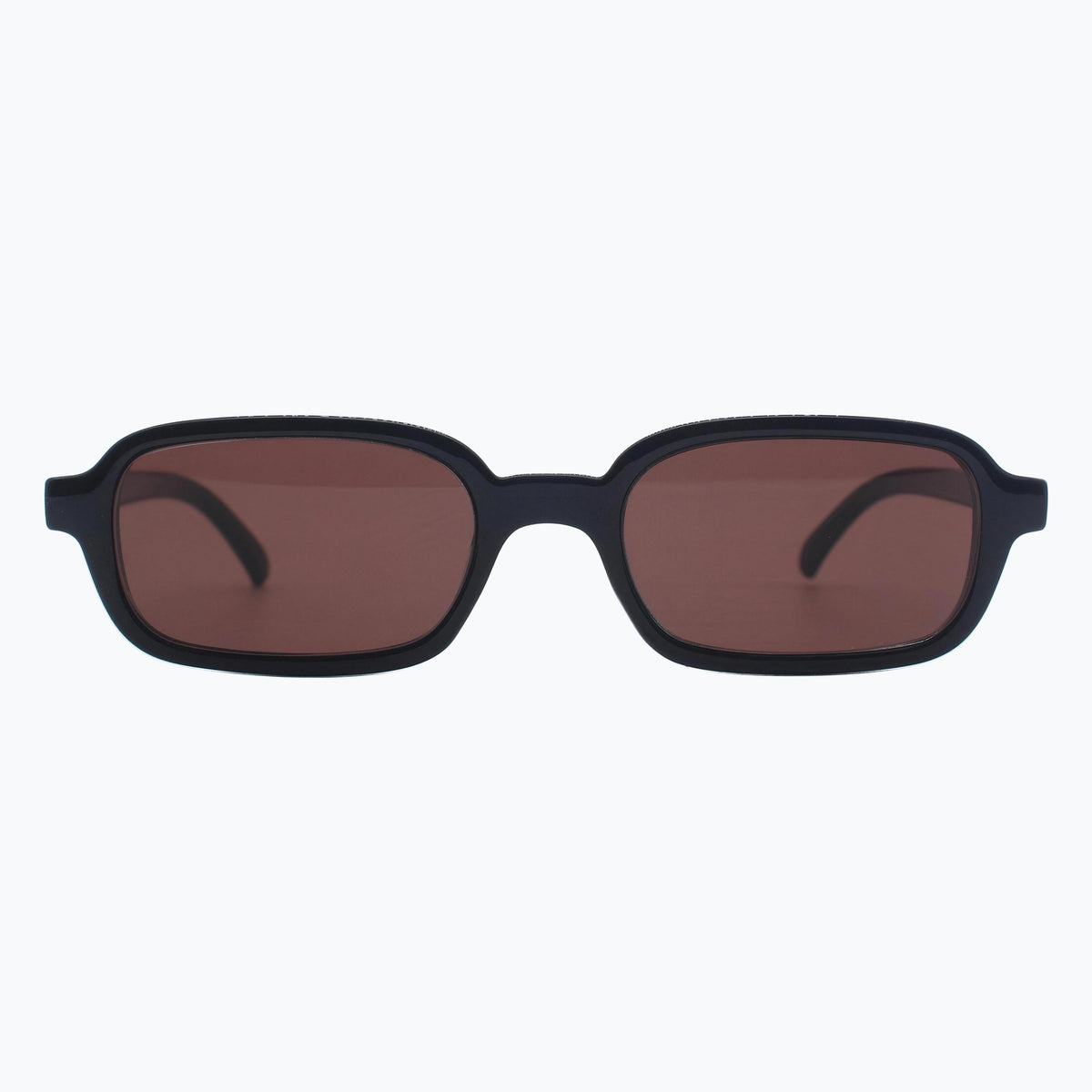 Jaxy Velvet Hour in Black — Rectangle sunglasses #Color_Black