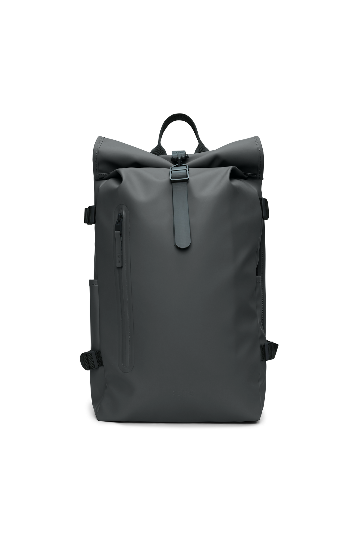 RAINS Rolltop Rucksack Large Dark Grey 28L H63 x D14 x W32 cm Backpack
