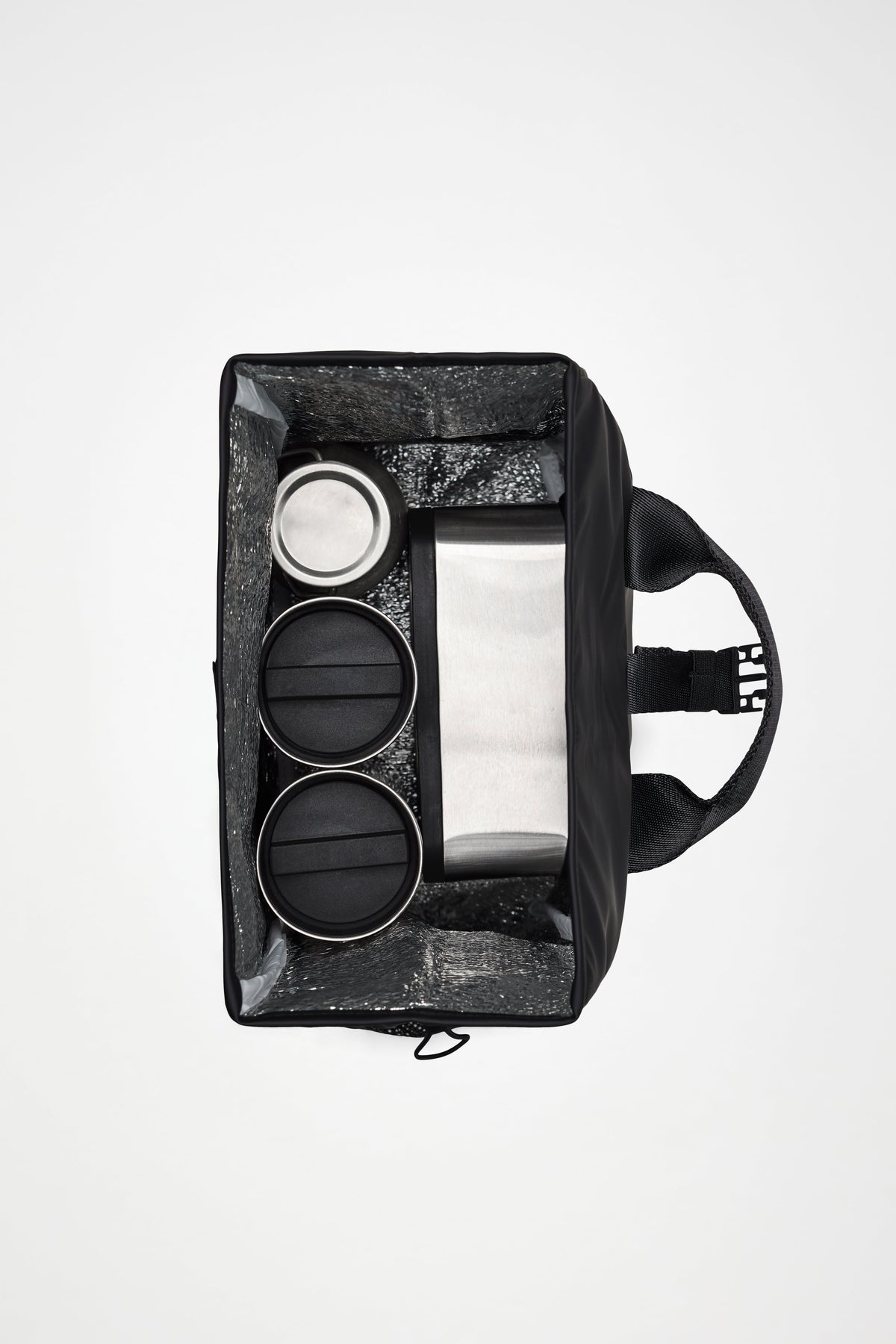 RAINS Lunch Bag Large Black Lunch Bag