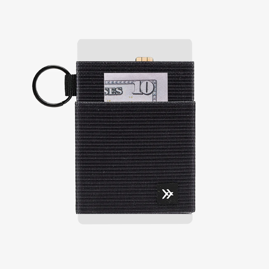Black Elastic Wallet