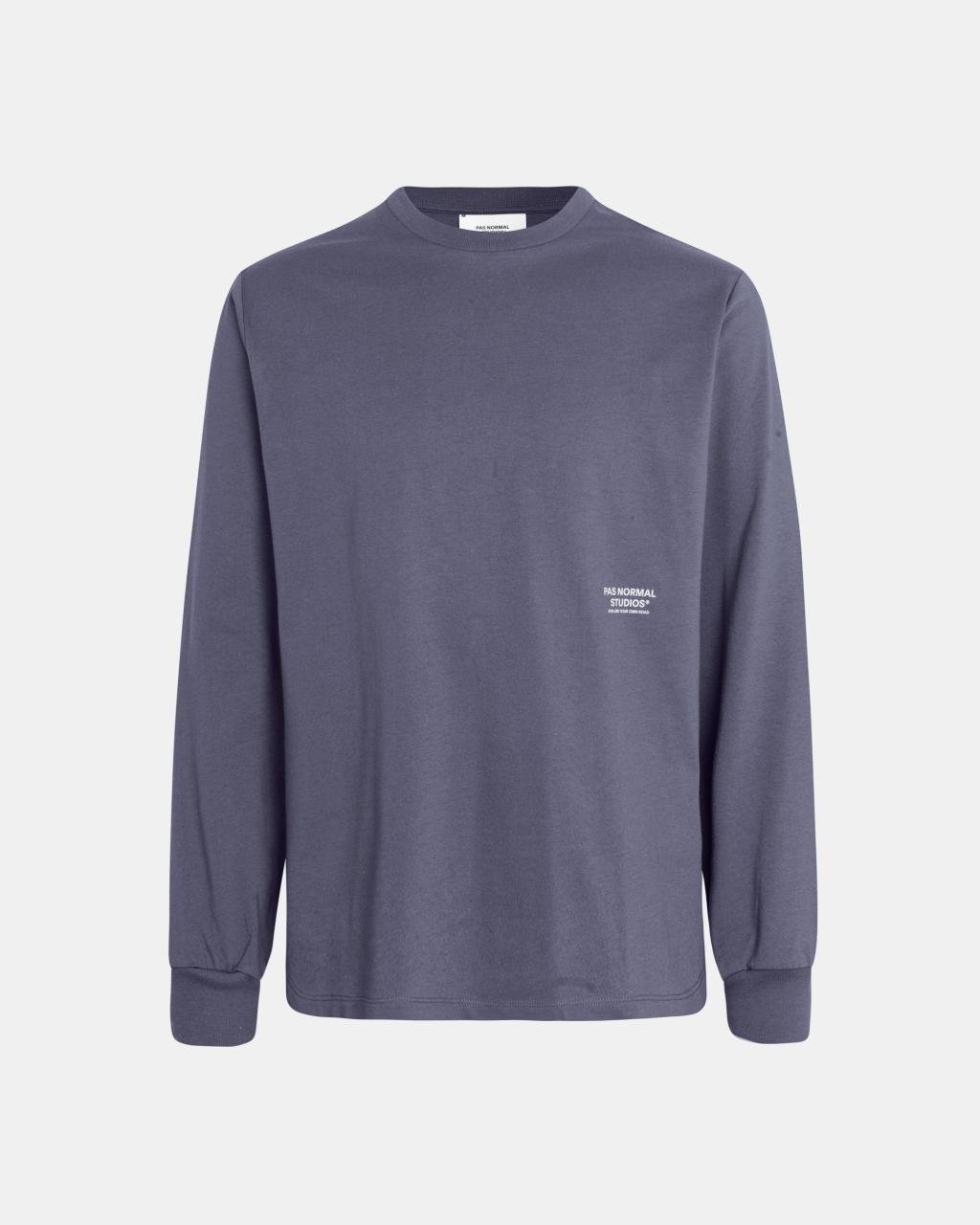 Off-Race Graphic Long Sleeve T-Shirt - Steel