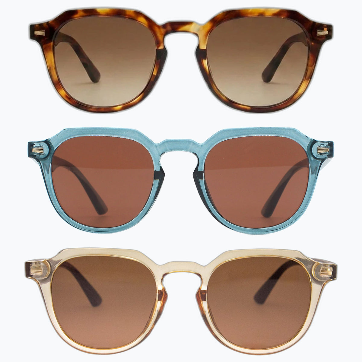 Jaxy Reverie — Retro Cat-eye Polarized sunglasses in Blue