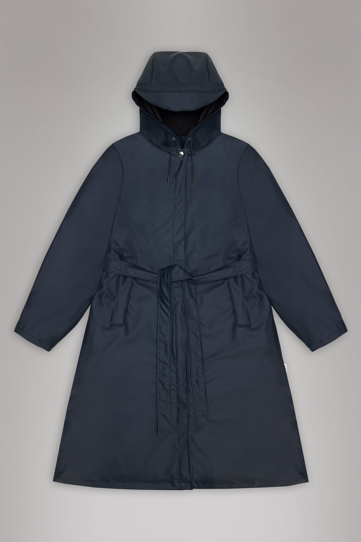 RAINS A-Line Longer W Jacket Navy Jacket