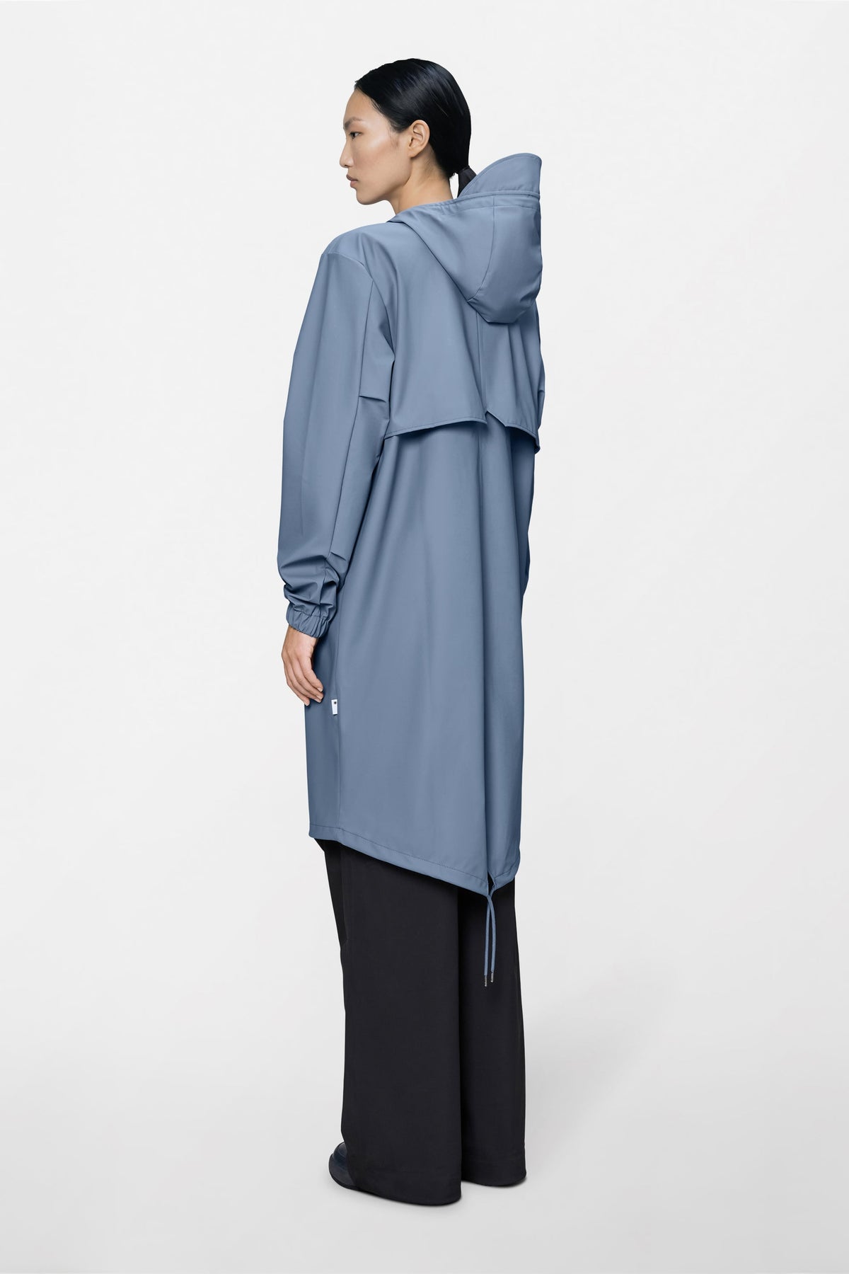 RAINS Fishtail Parka Blue Dusk Jacket
