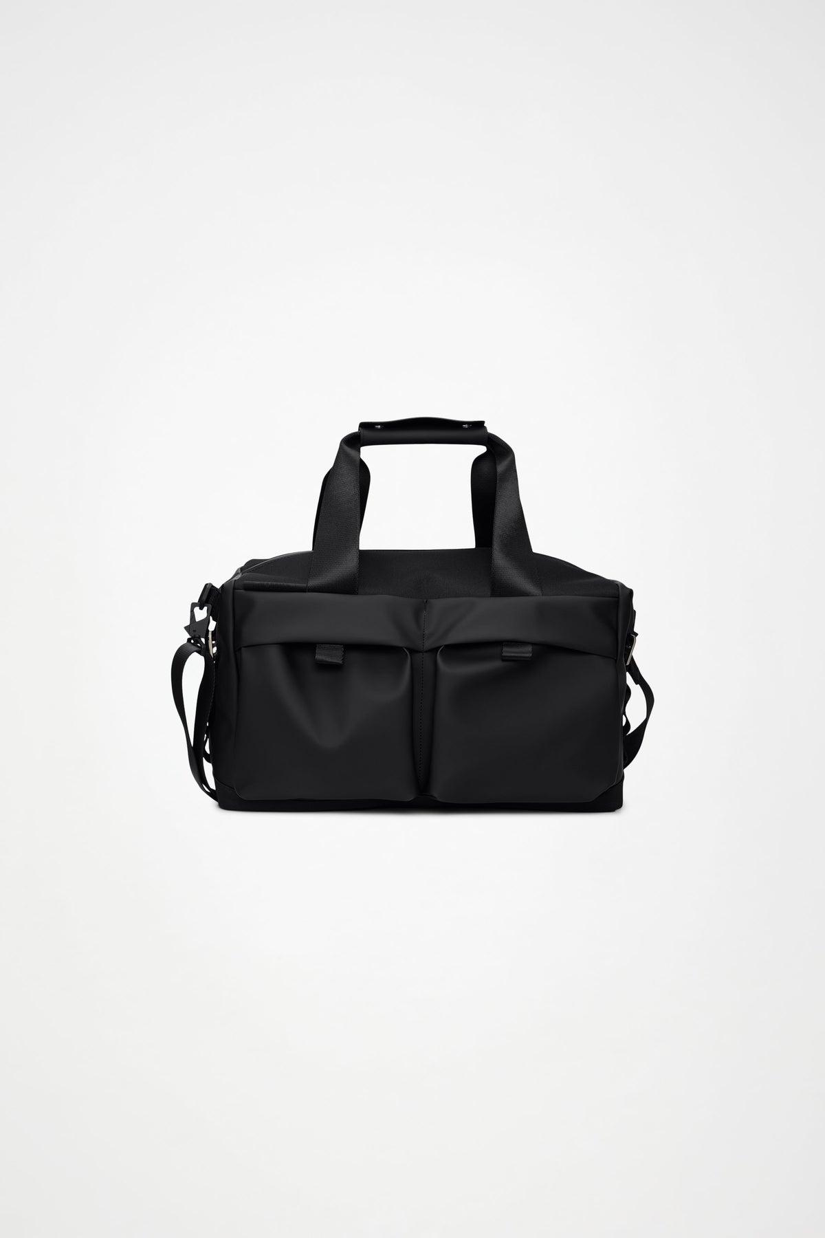 RAINS Otaru Weekend Bag Small Black 23L H30 x D20 x W42 cm Weekender