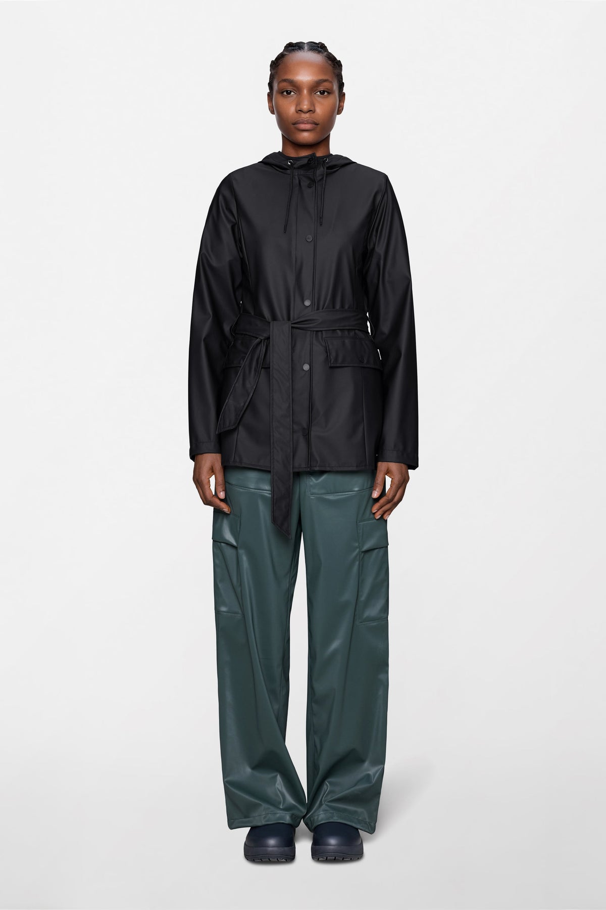 RAINS Curve Jacket Black Jacket