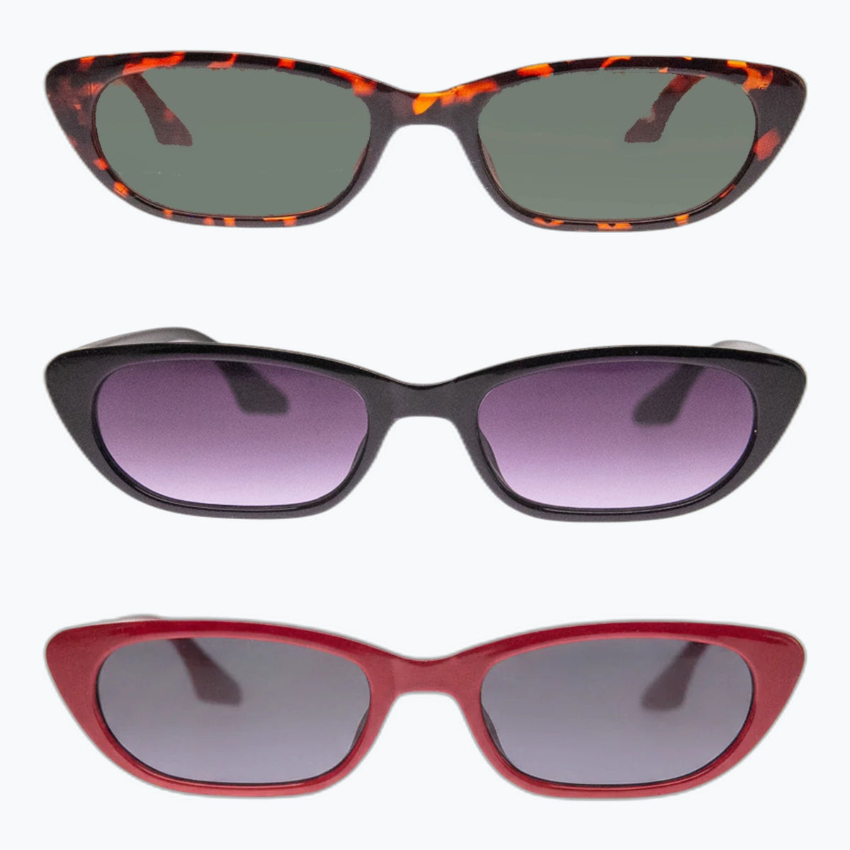 Jaxy Dynasty — Classic Cat-eye Polarized sunglasses in Black