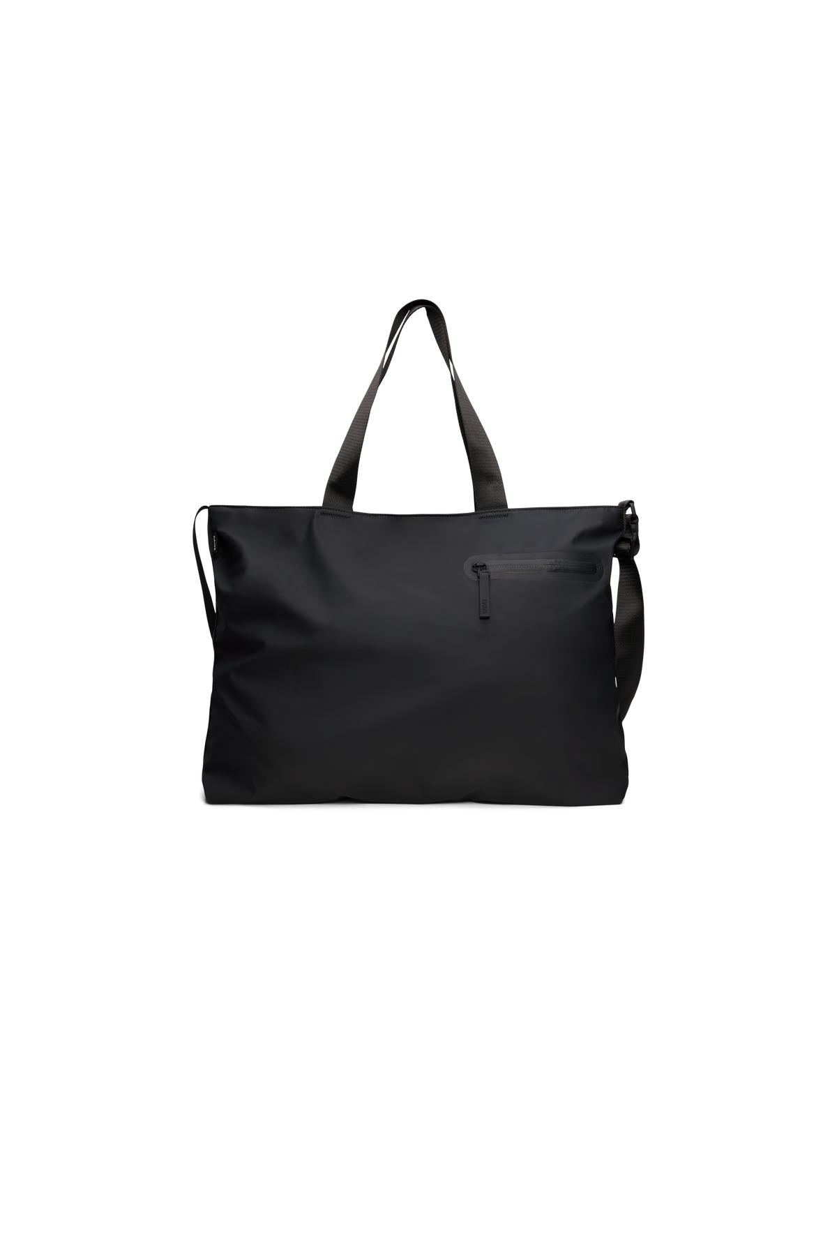 RAINS Dash Messenger Tote Bag Black Tote