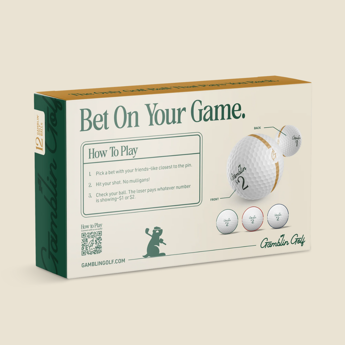 Gamblin' Golf Balls