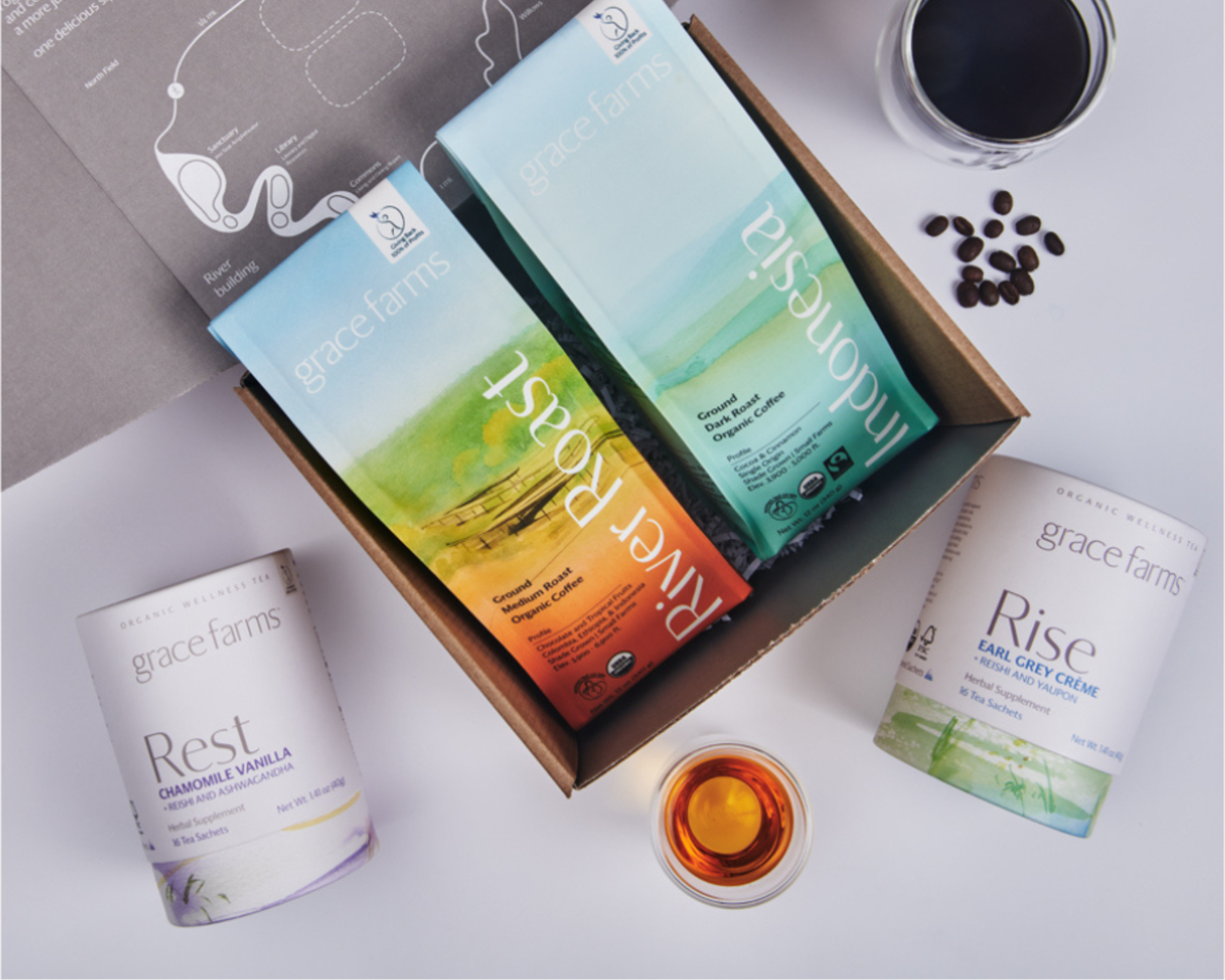 Tea & Coffee Giftset: Rest, Rise, Signature River Roast & Indonesia