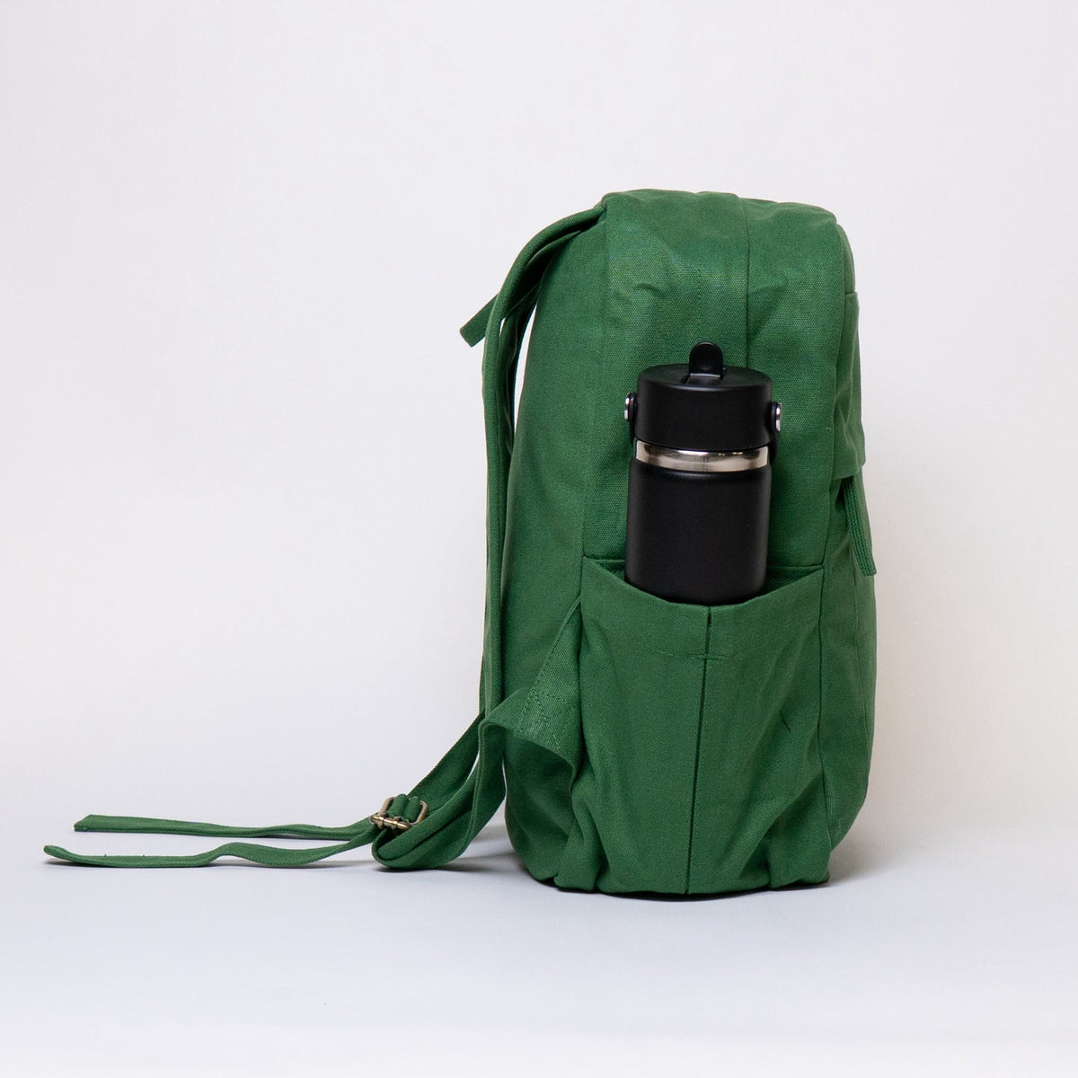 green backpack college#color_moss-green