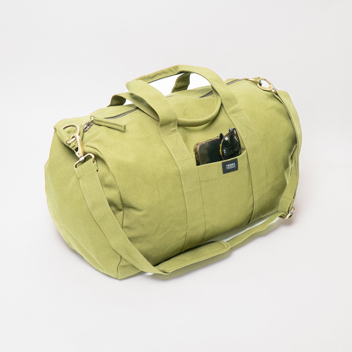 gym bags for women#color_olive-green