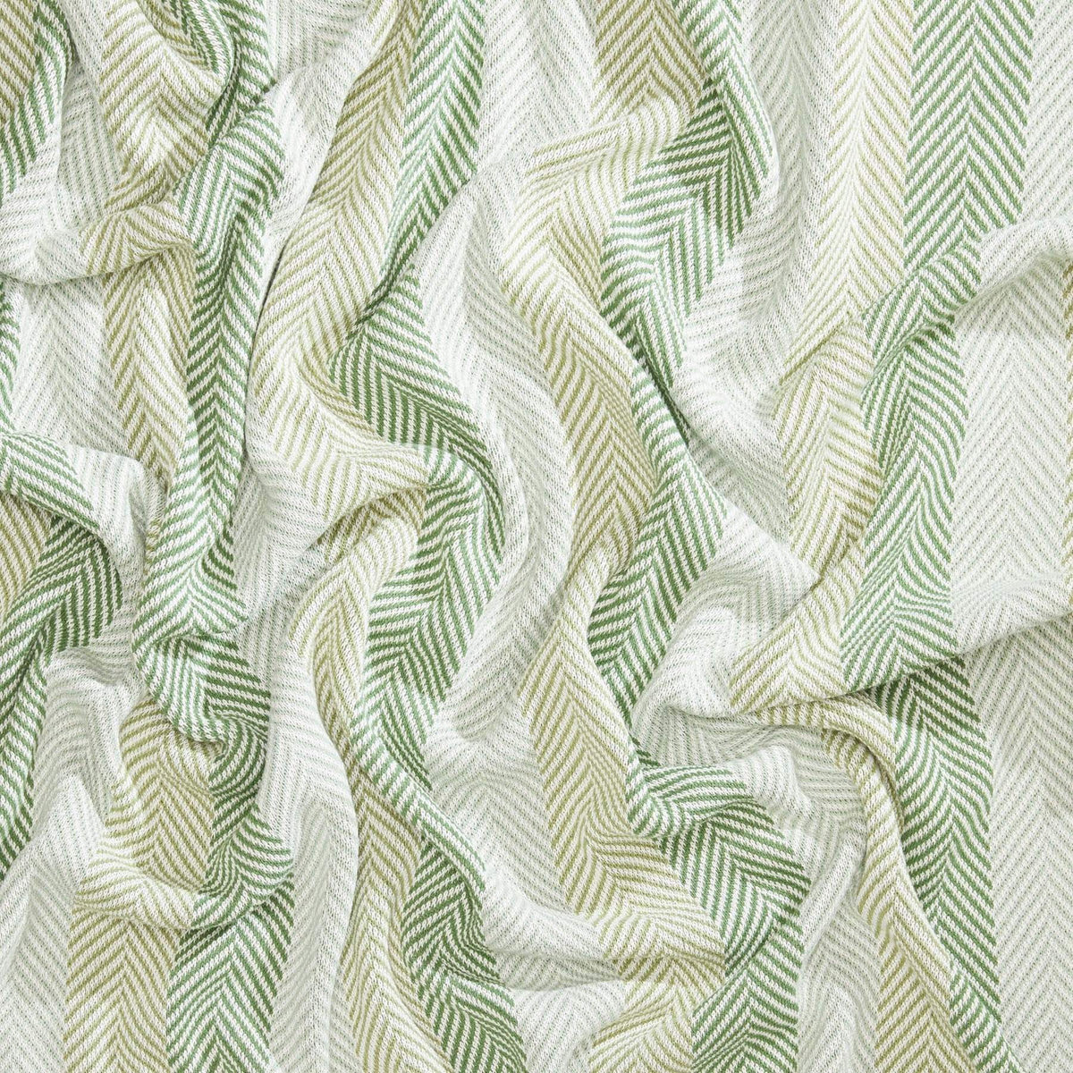 In2Green Eco Throw Cotton Sustainable Knit Striped | Chevron Throw Blanket - Herringbone Hues