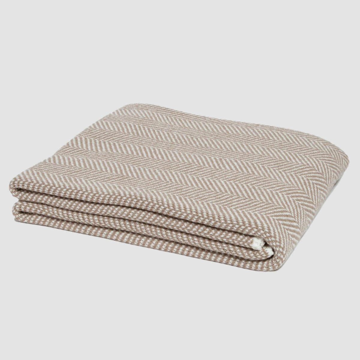 In2Green Eco Throw Cotton Sustainable Knit Throw Blanket - Herringbone 655646732367 BLHB13