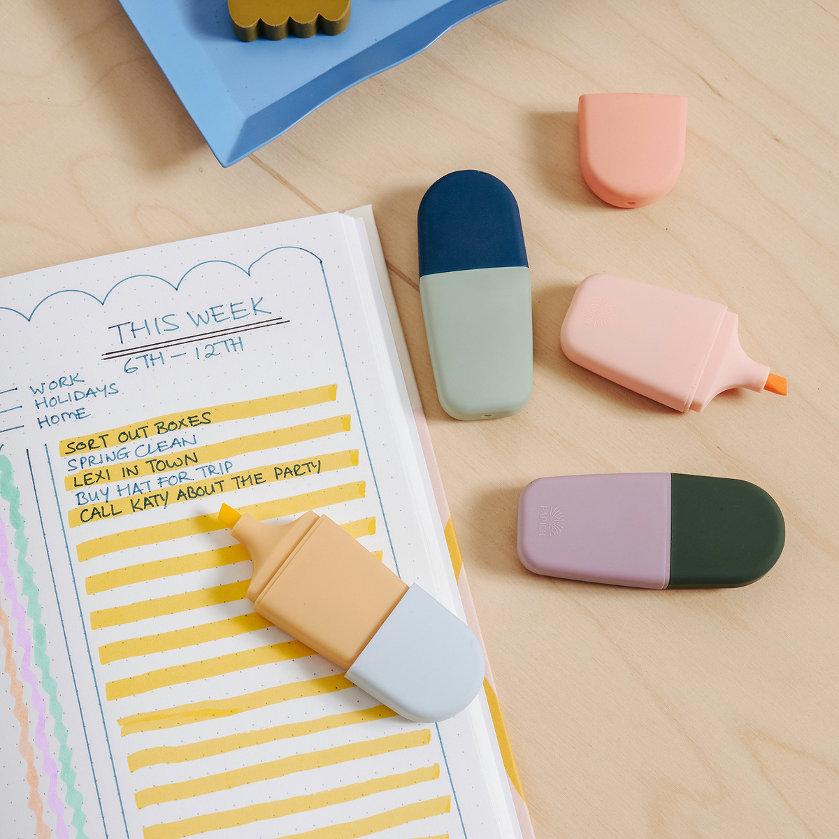Bright Ideas Mini Highlighters - Set of 4