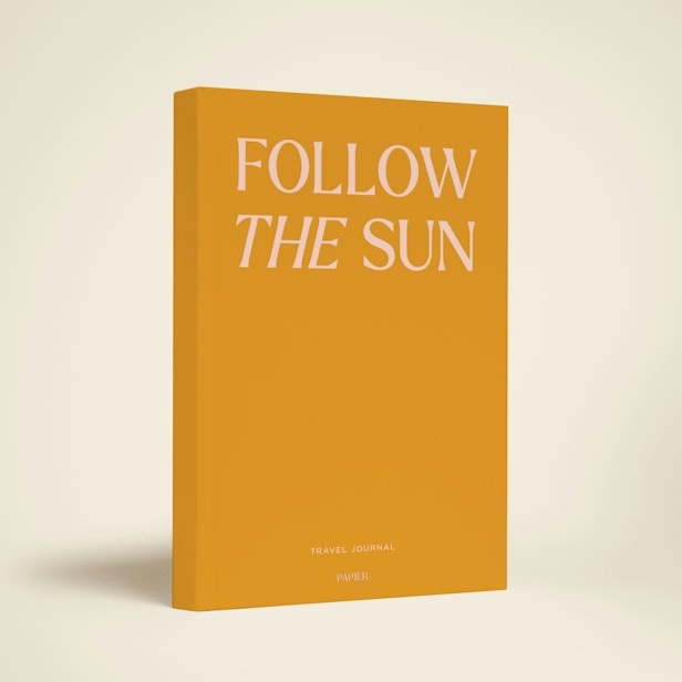 Follow the Sun A5 Hardcover Travel Journal
