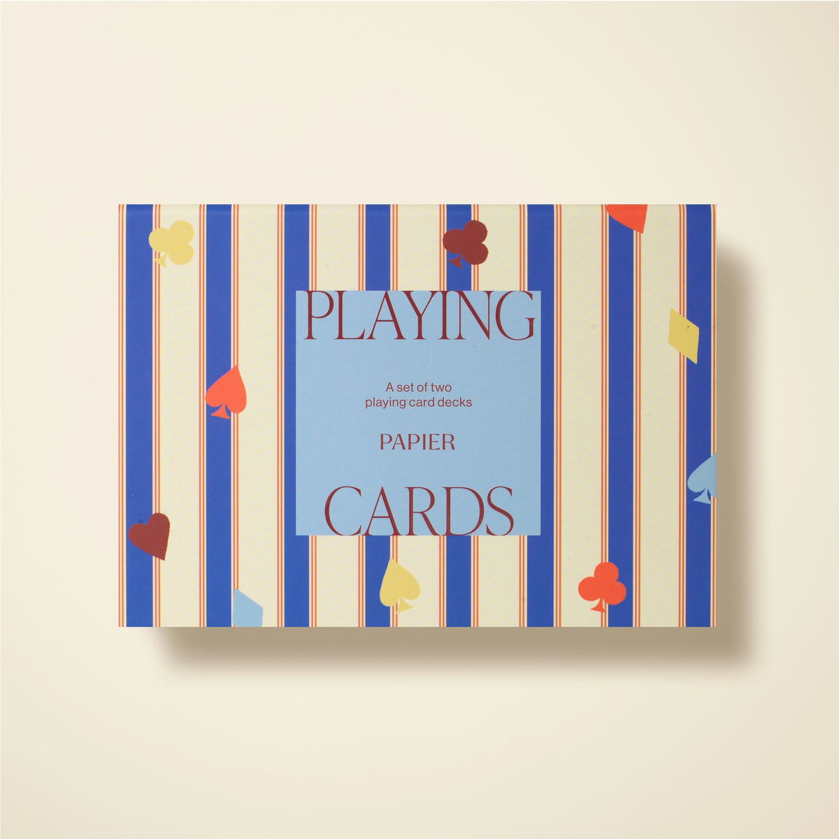 Stripes & Suits Playing Cards - Set of 2