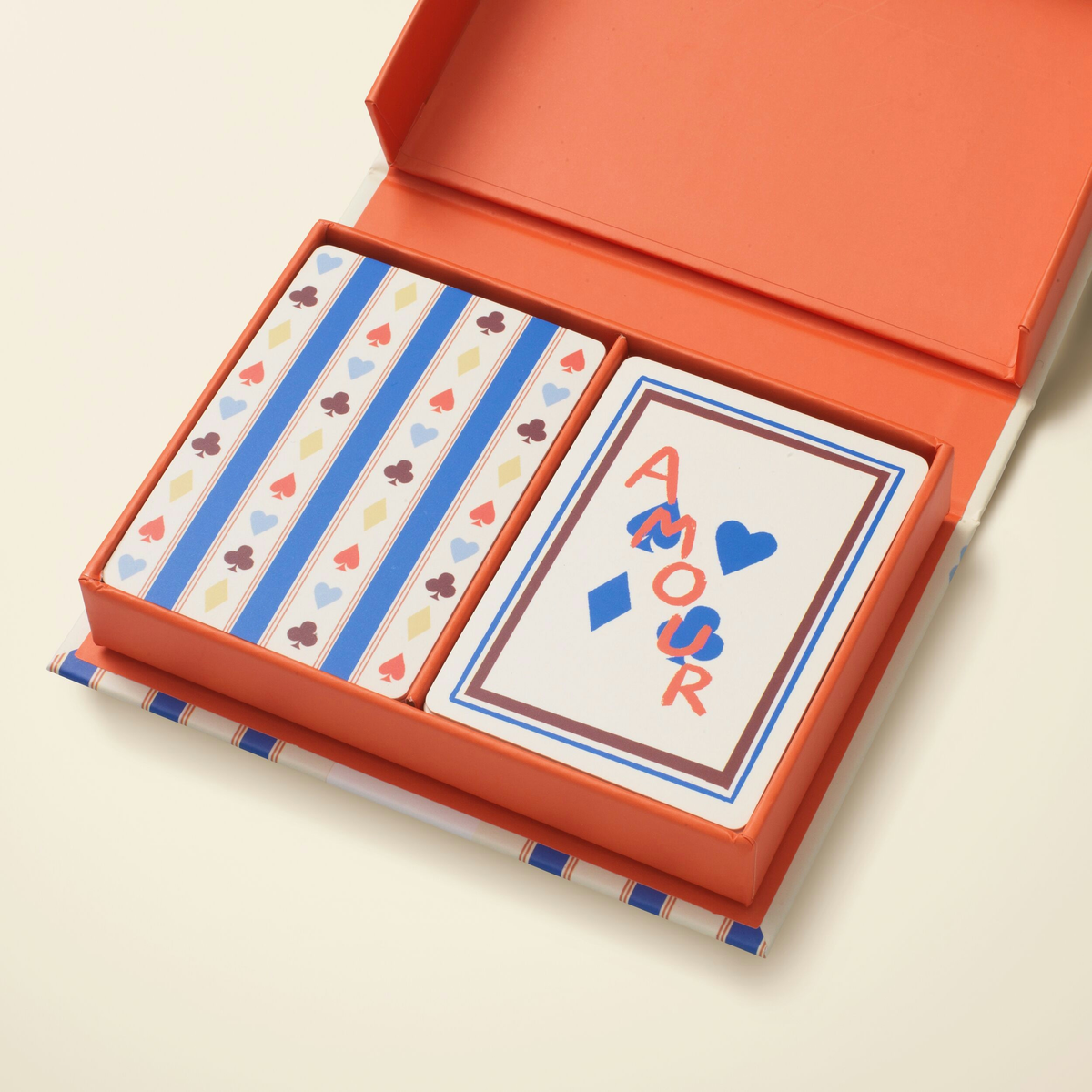 Stripes & Suits Playing Cards - Set of 2