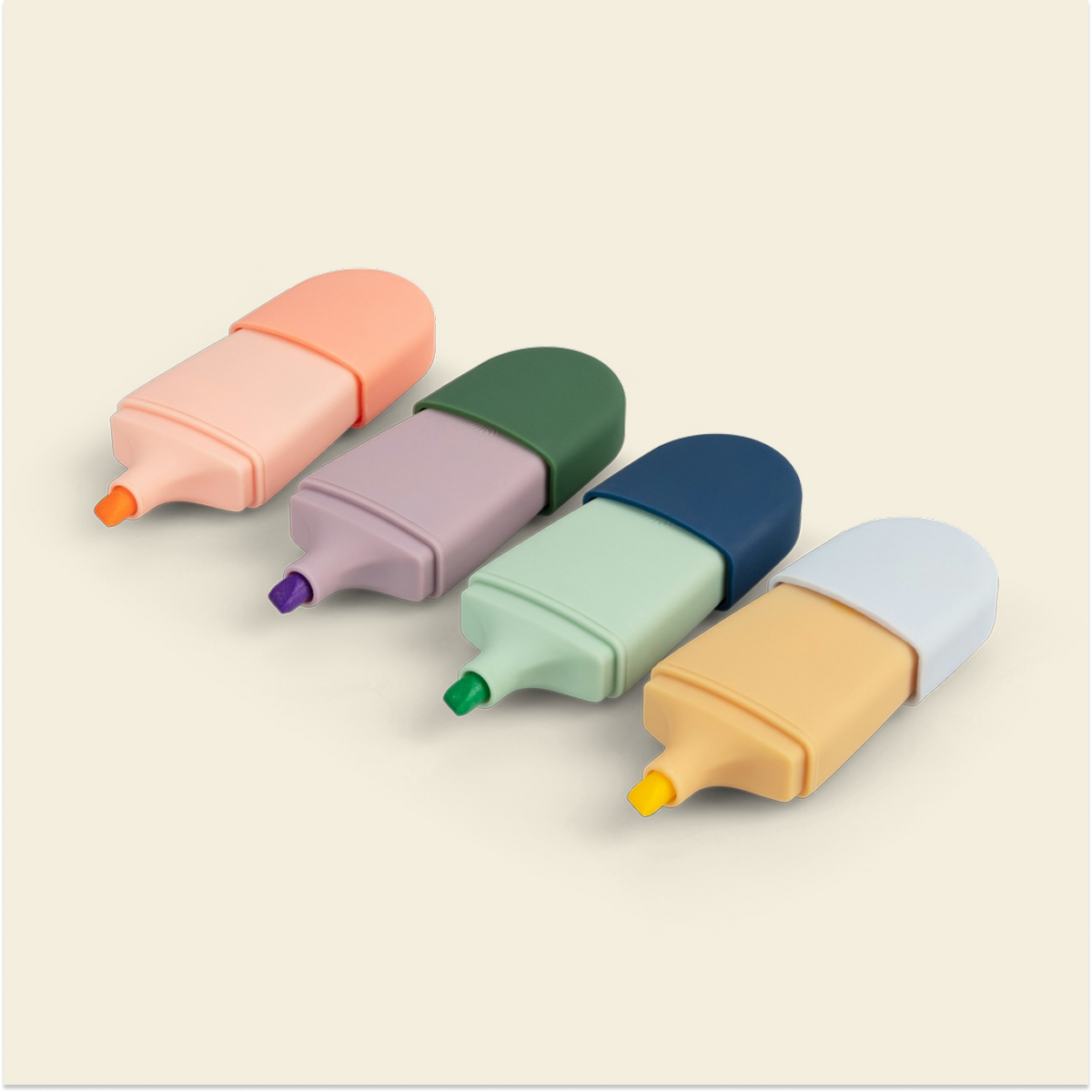 Bright Ideas Mini Highlighters - Set of 4