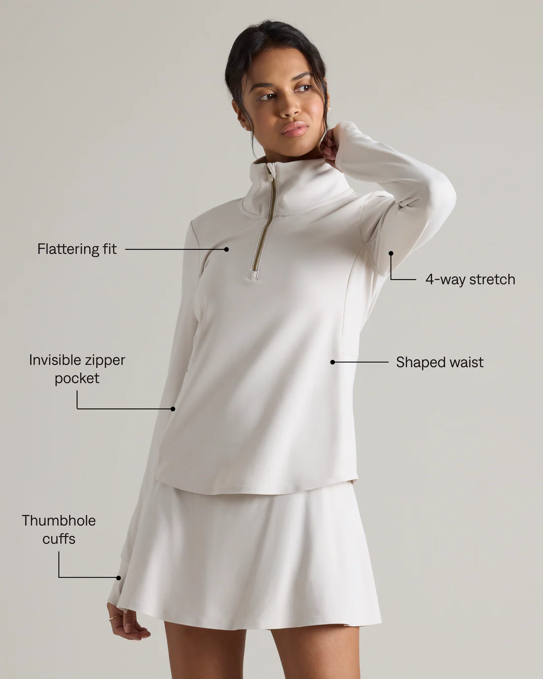 Course to Court 1/4 Zip