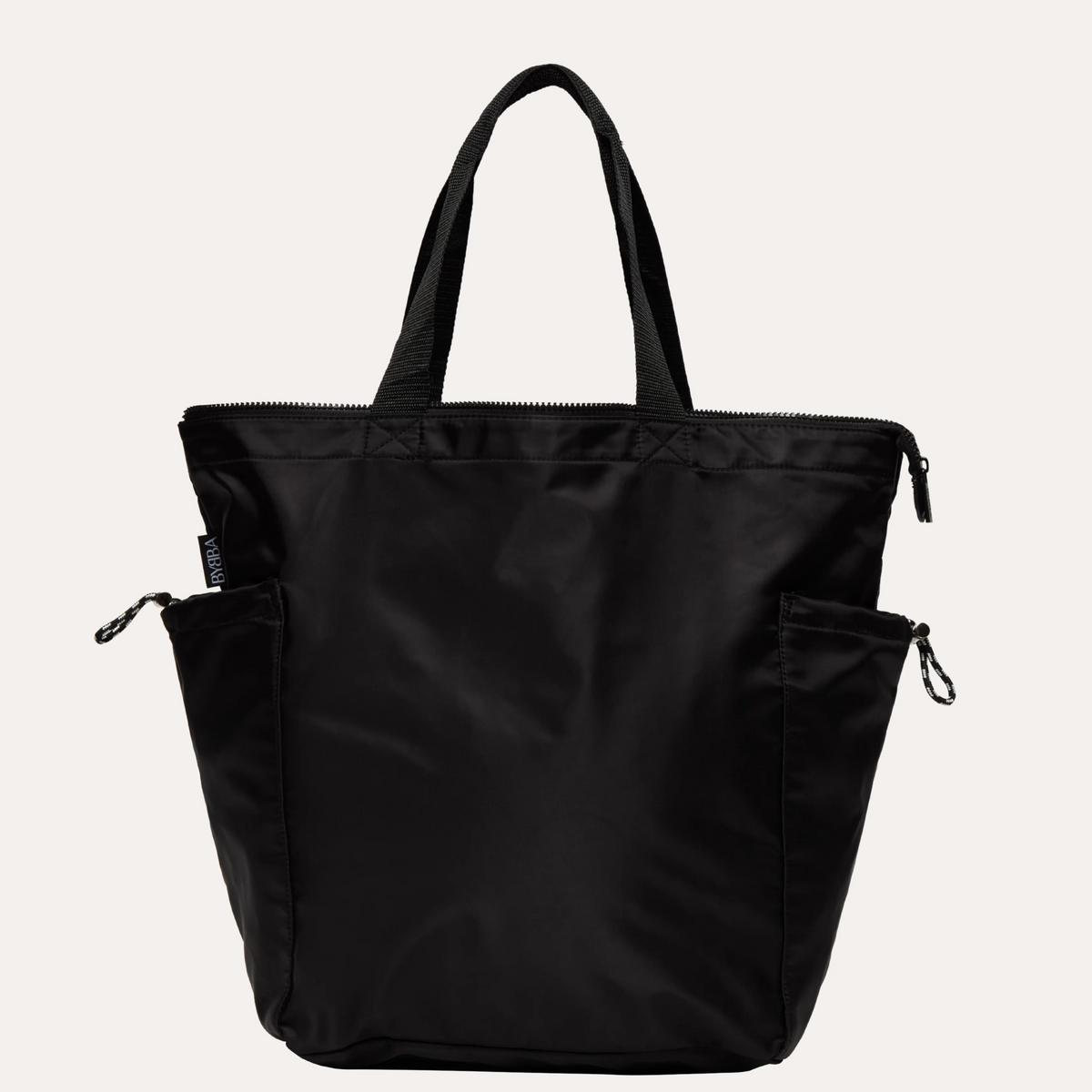 THE RIPPLE ZIP-TOP TOTE BAG / STINGRAY BLACK