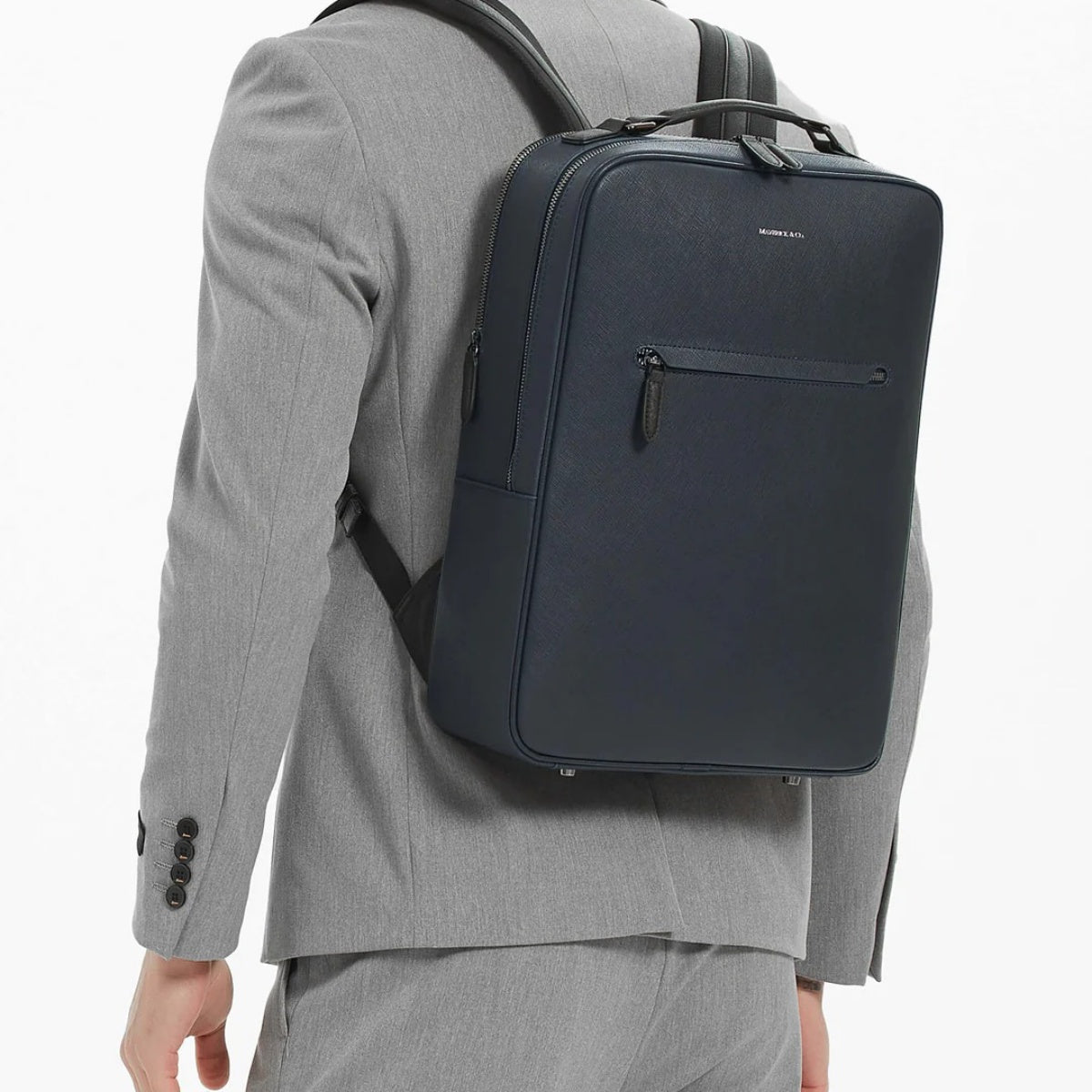 Earthen Recycled Leather Backpack