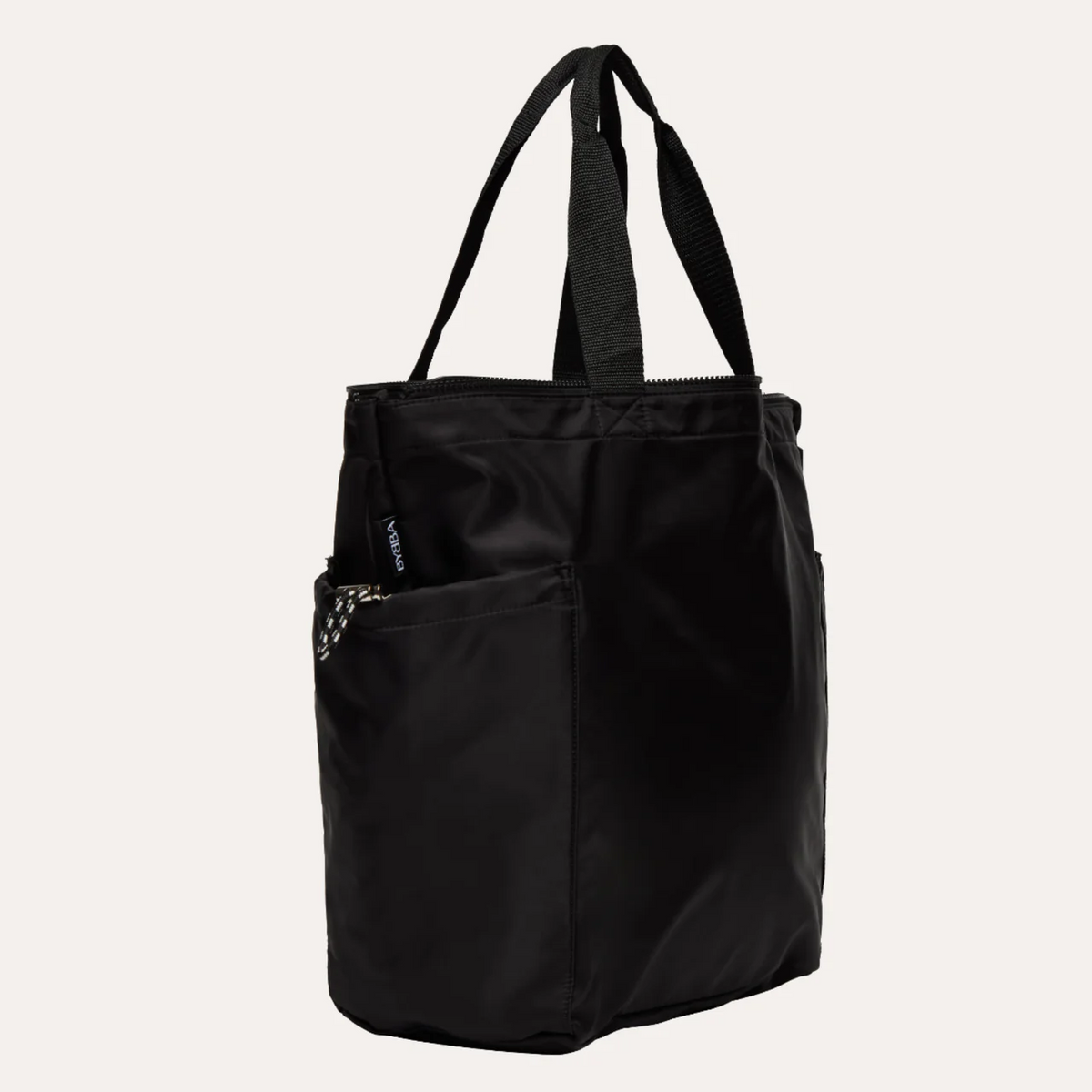 THE RIPPLE ZIP-TOP TOTE BAG / STINGRAY BLACK