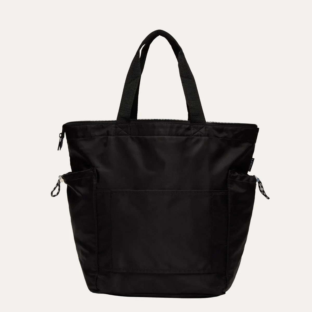 THE RIPPLE ZIP-TOP TOTE BAG / STINGRAY BLACK