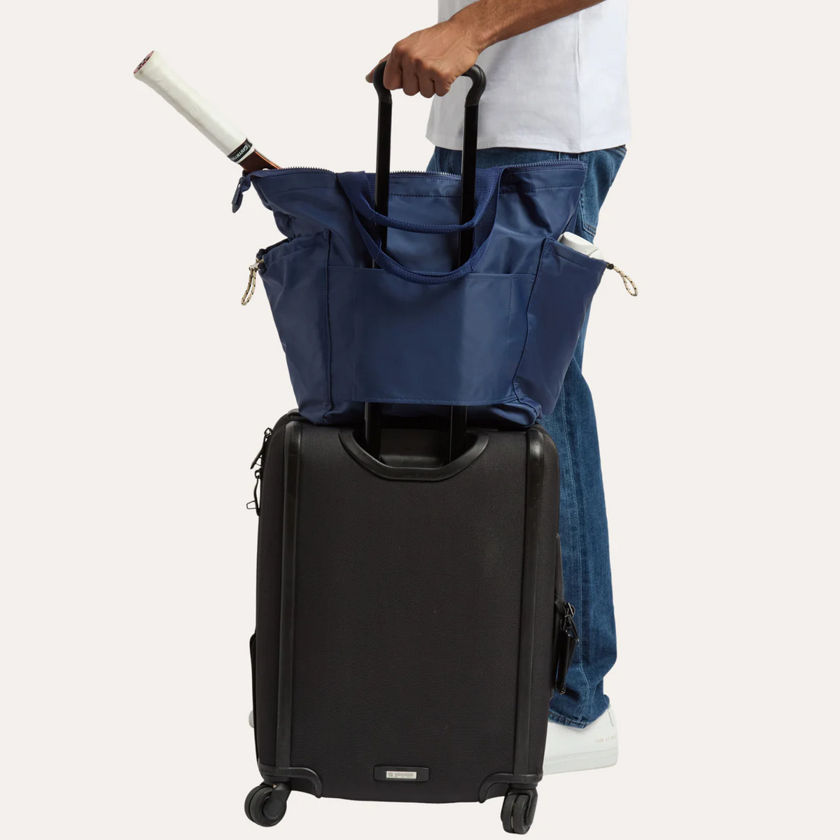THE RIPPLE TOTE BAG // NAVY SEAL