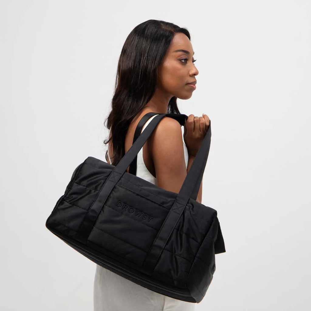 Silk Weekender - Black Jade