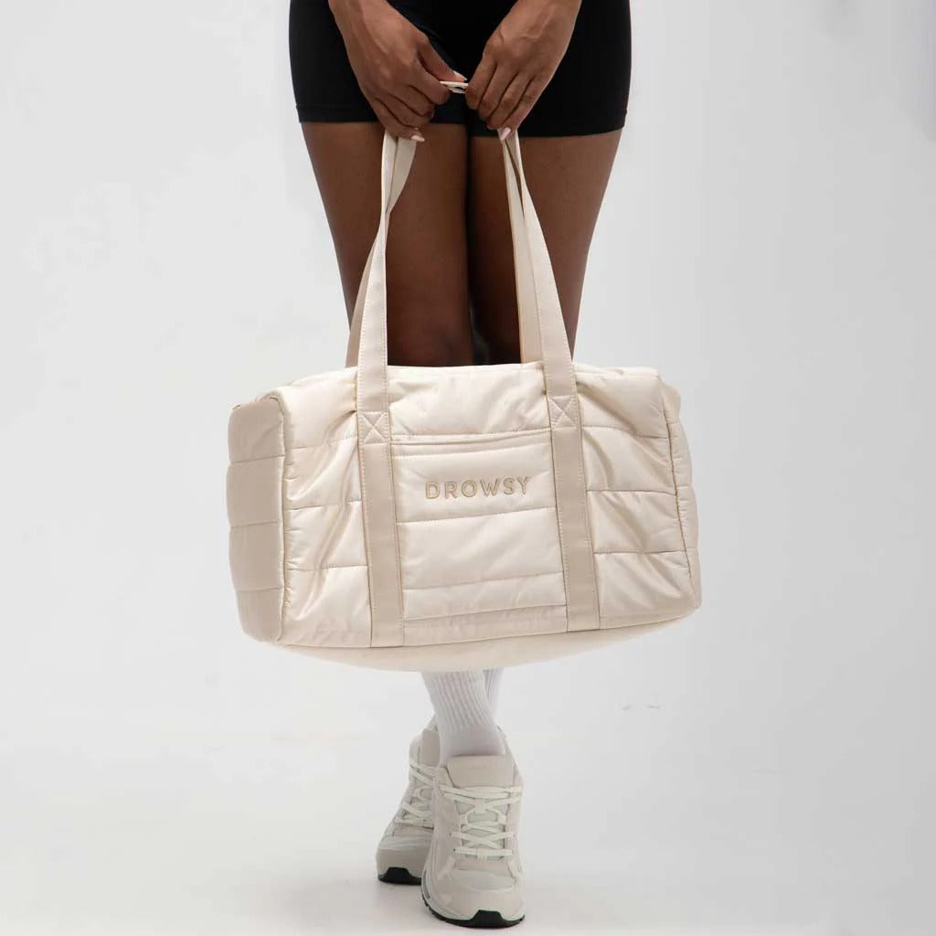 Drowsy Silk Weekender - Dusty Gold