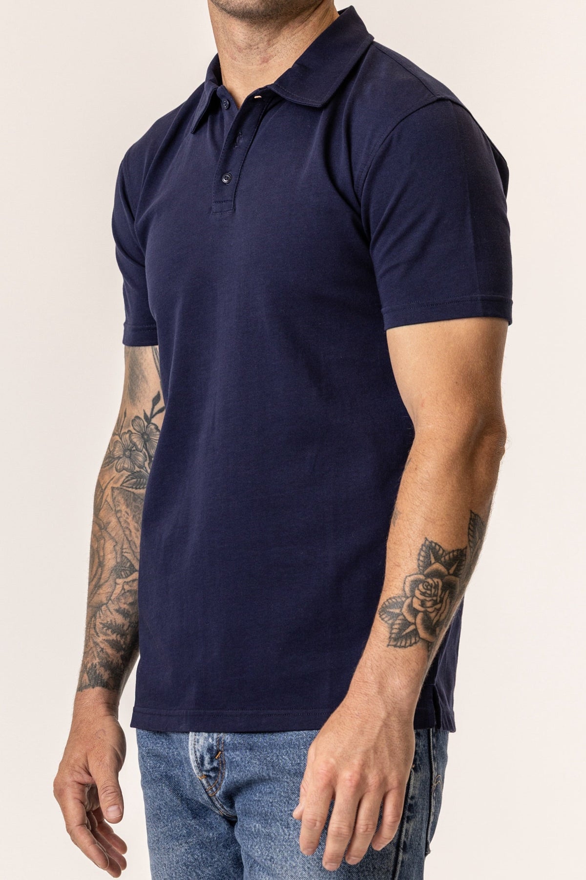 men's polo cotton shirts#color_navy-blue