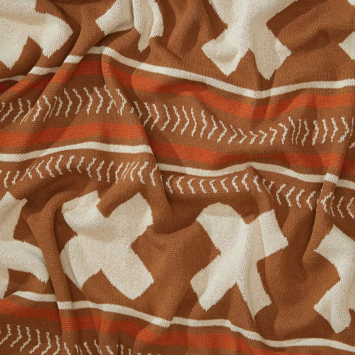 In2Green Eco Throw Cotton Sustainable Knit Throw Blanket | Mesa