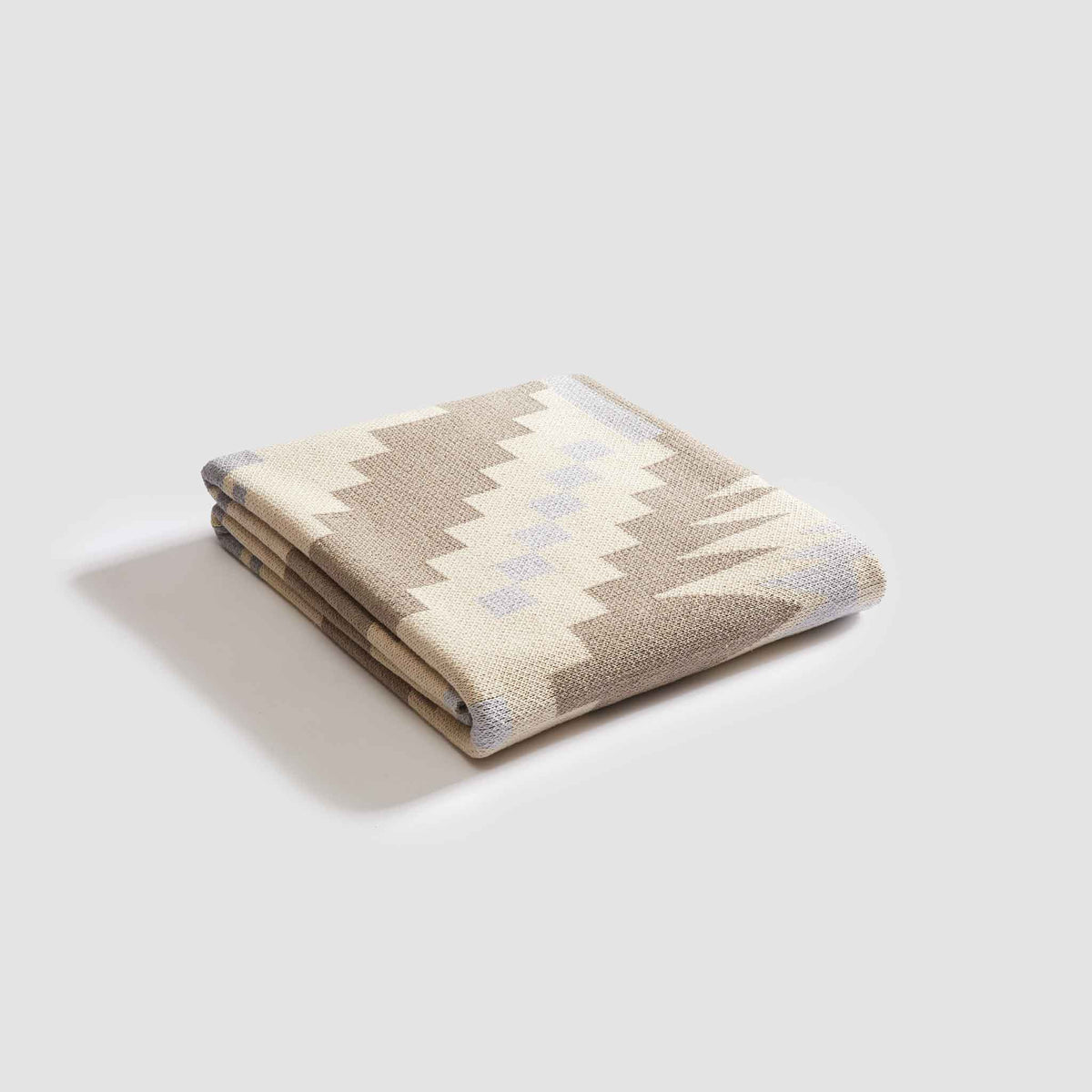 In2Green Eco Throw Cotton Sustainable Knit Throw Blanket | New Horizon