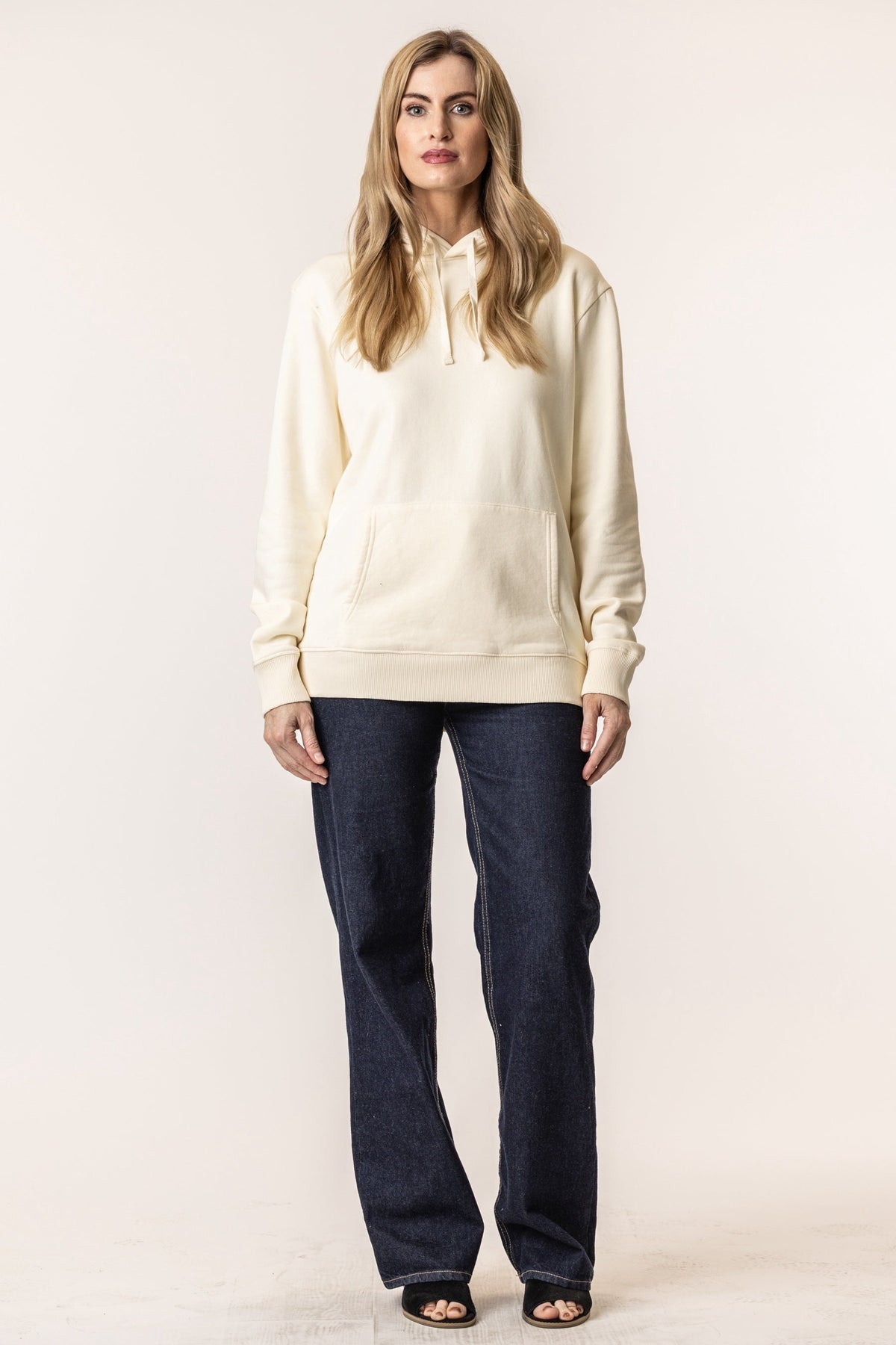 off white cotton pullover hoodie women#color_natural