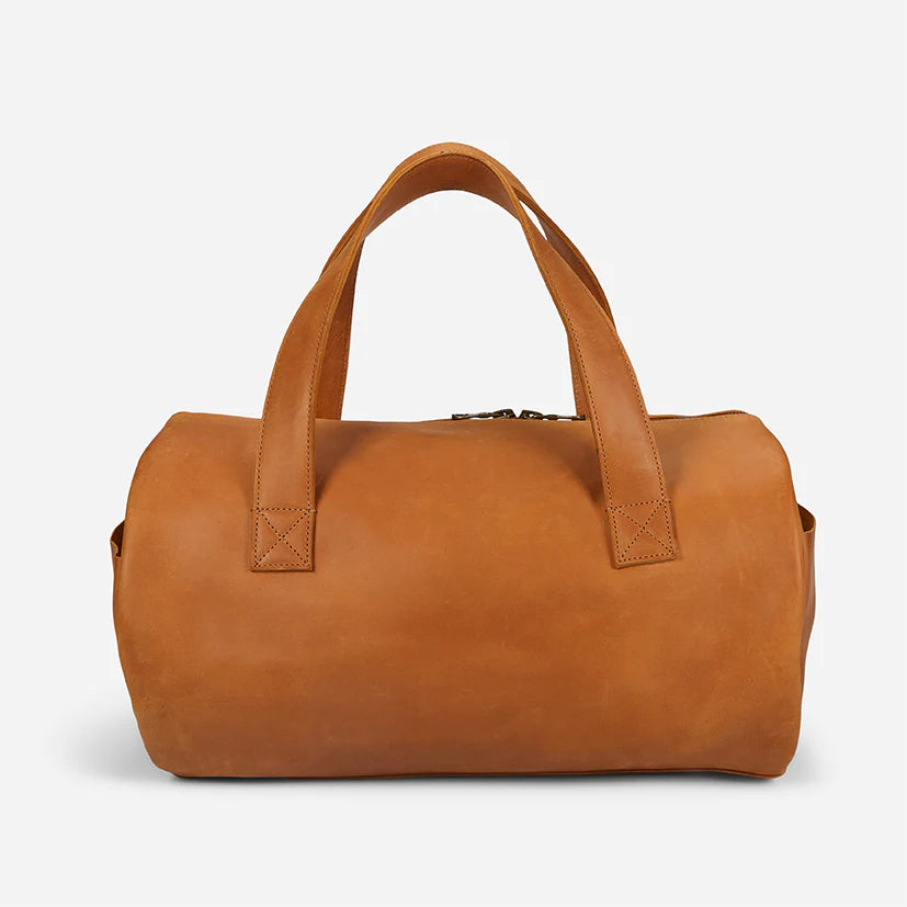 Omo Full-Grain Leather Overnight Bag