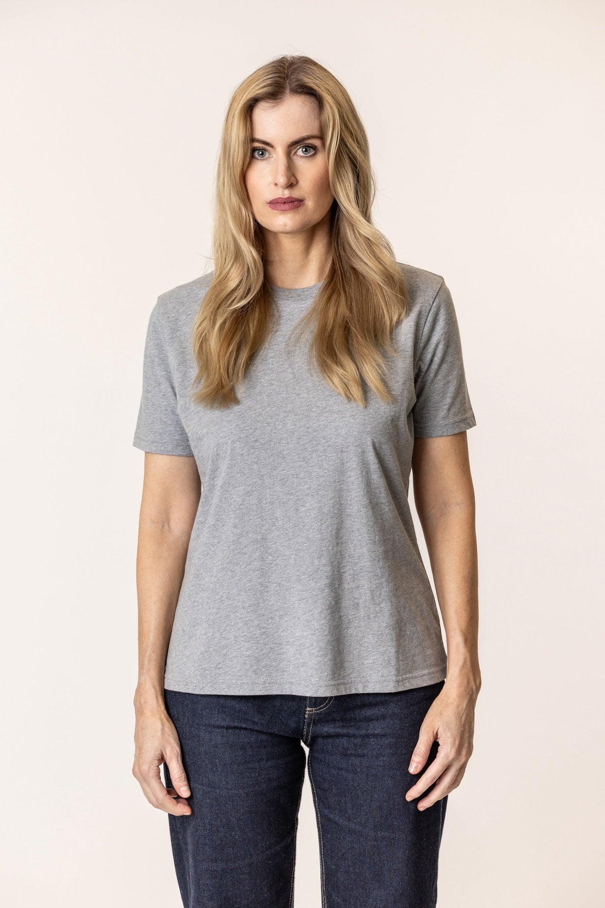women organic cotton grey tshirt