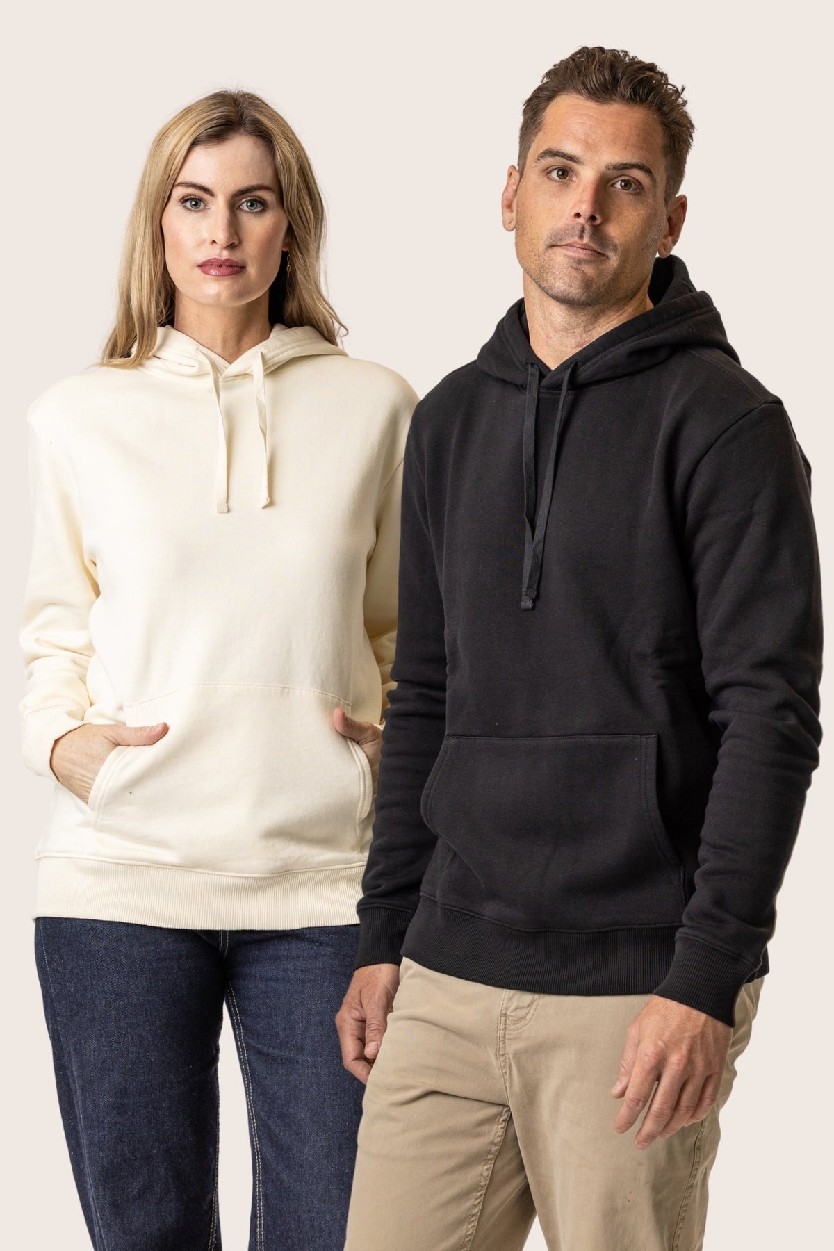 organic cotton pullover sweatshirts for men and women