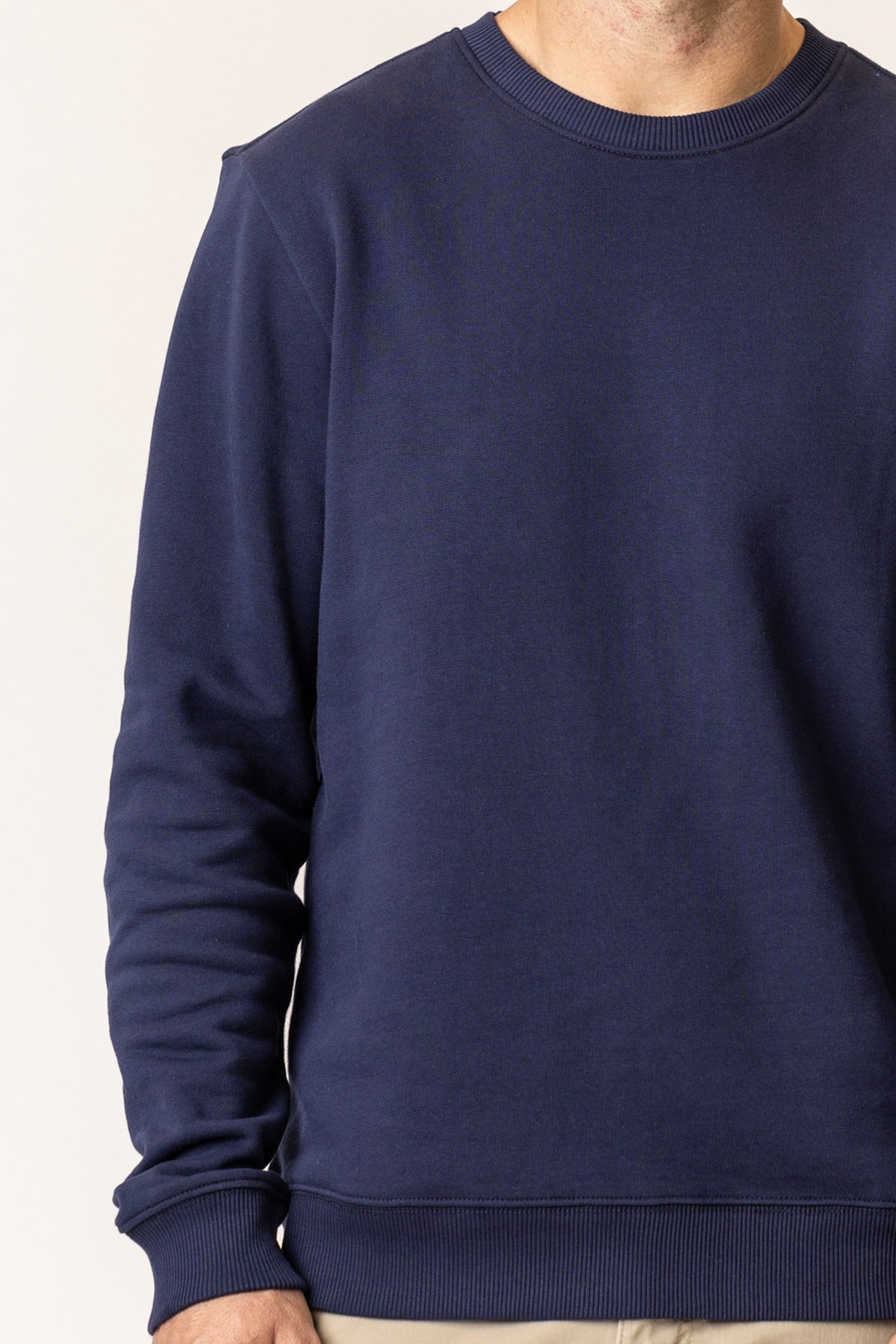 organic sweatshirt#color_navy-blue