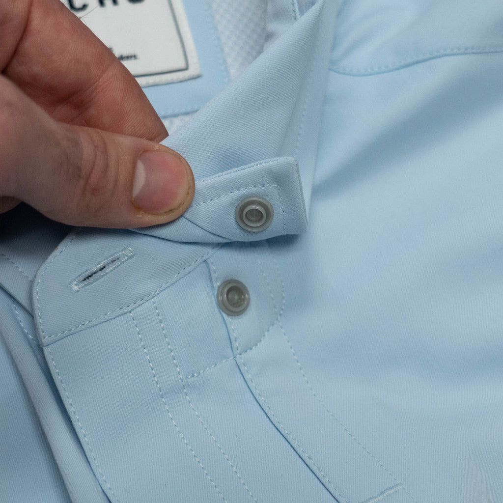 Close up of collar snap