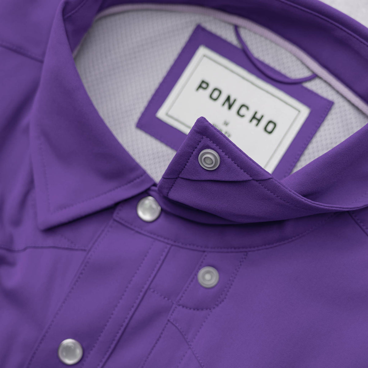 closeup of collar snap 