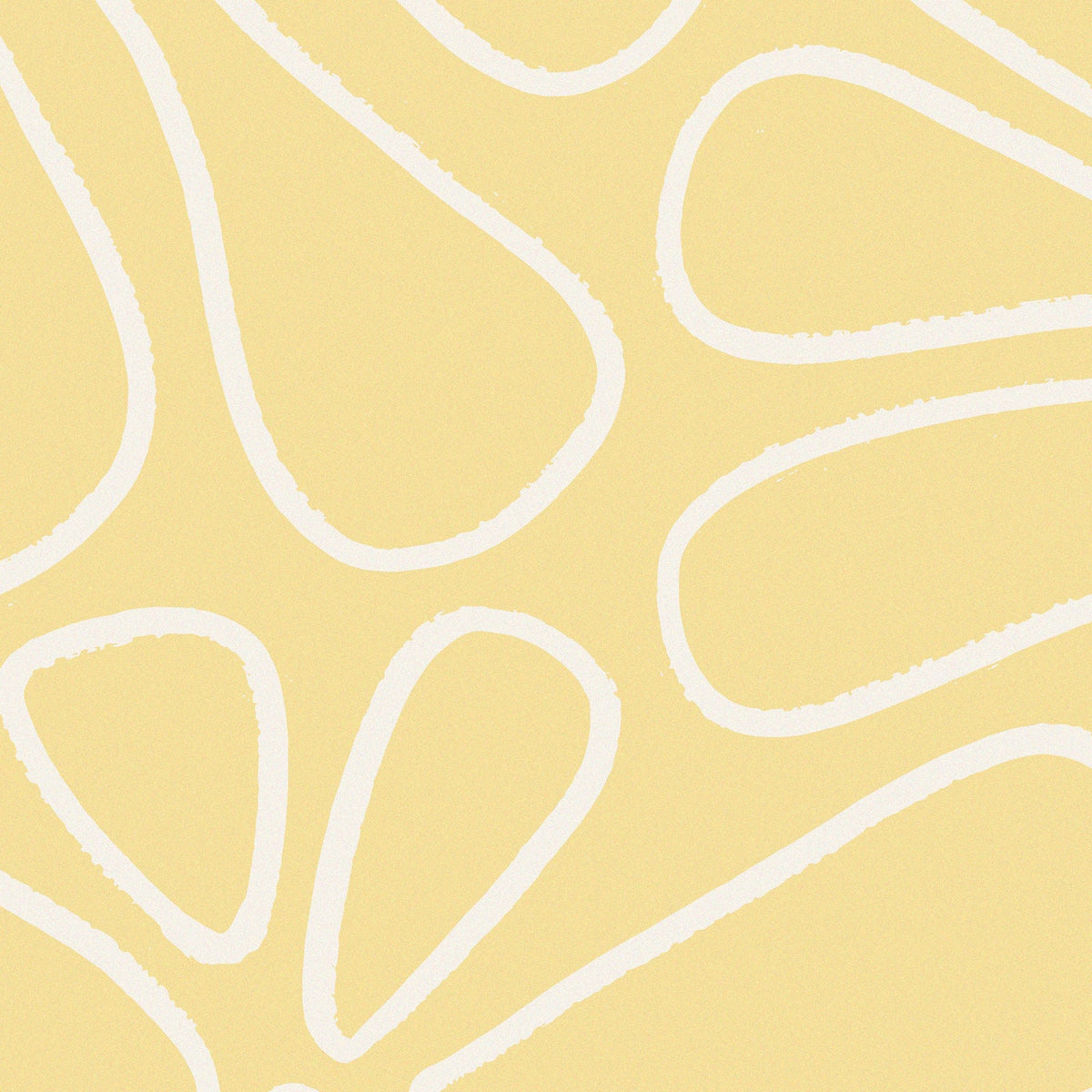 Close-up detail of Recess Lemonade pickleball paddle yellow and white abstract floral petal pattern