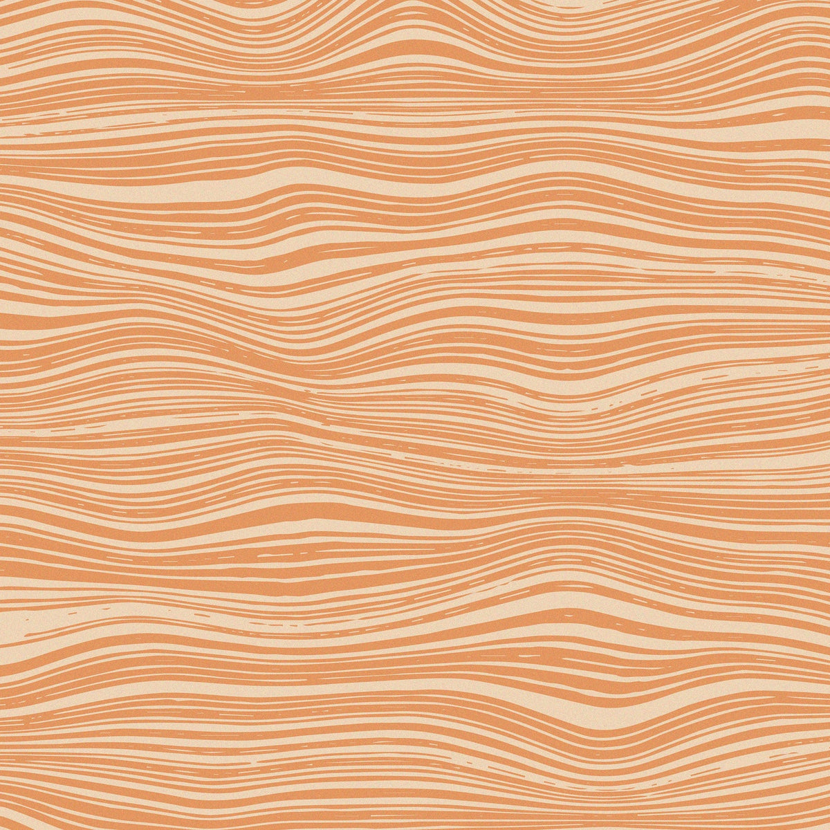 Close-up detail of Recess Moab pickleball paddle peach and cream organic wave line pattern