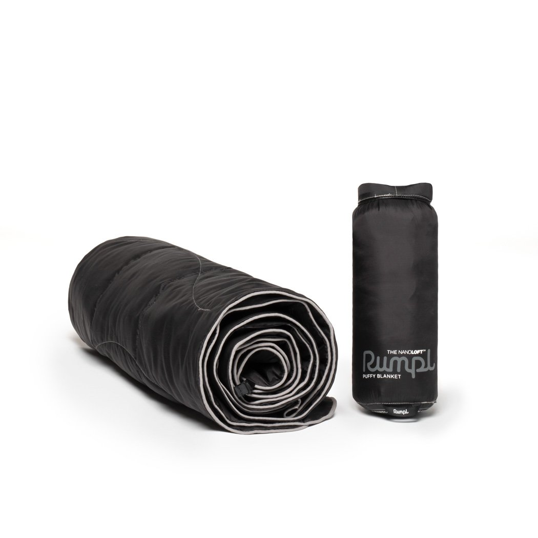 Rumpl | NanoLoft® Travel Blanket - Black |  |  | Solid Nanoloft Travel