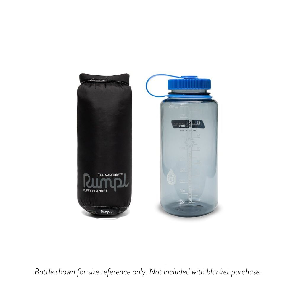 Rumpl NanoLoft® Travel Blanket - Black Solid Nanoloft Travel
