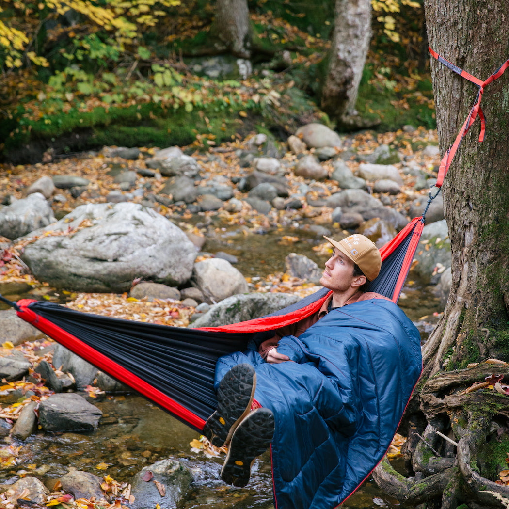 Rumpl Original Puffy Blanket - Deepwater Solid Original