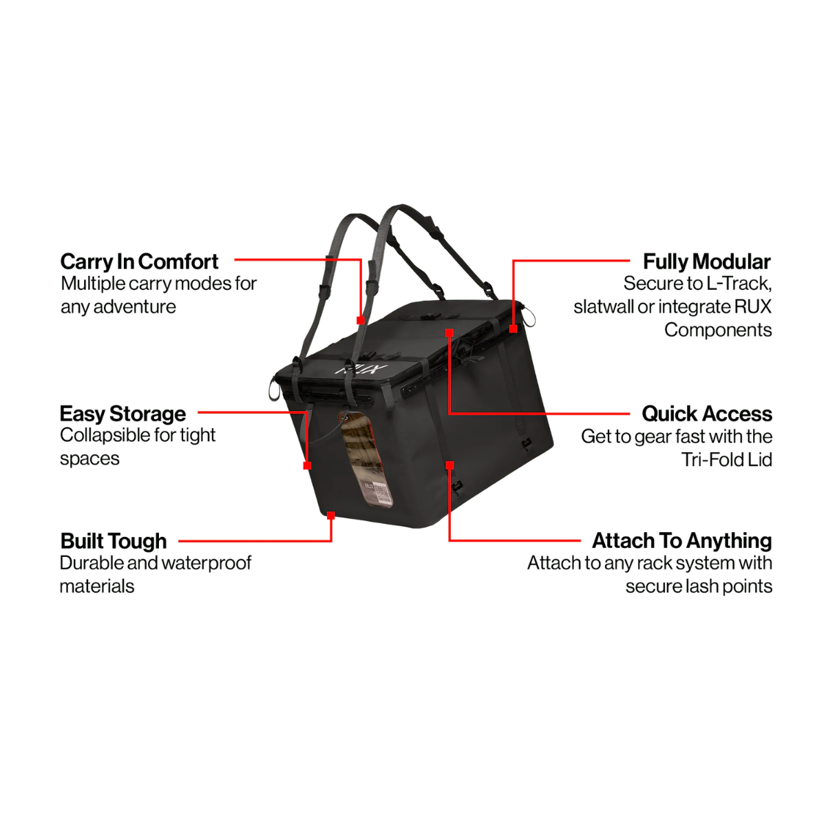 Collapsible Gear Box – 70L